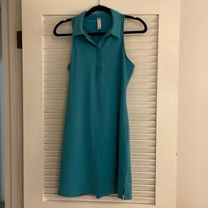 Alo Yoga Charmed Tennis Dress Size M in Blue Splash